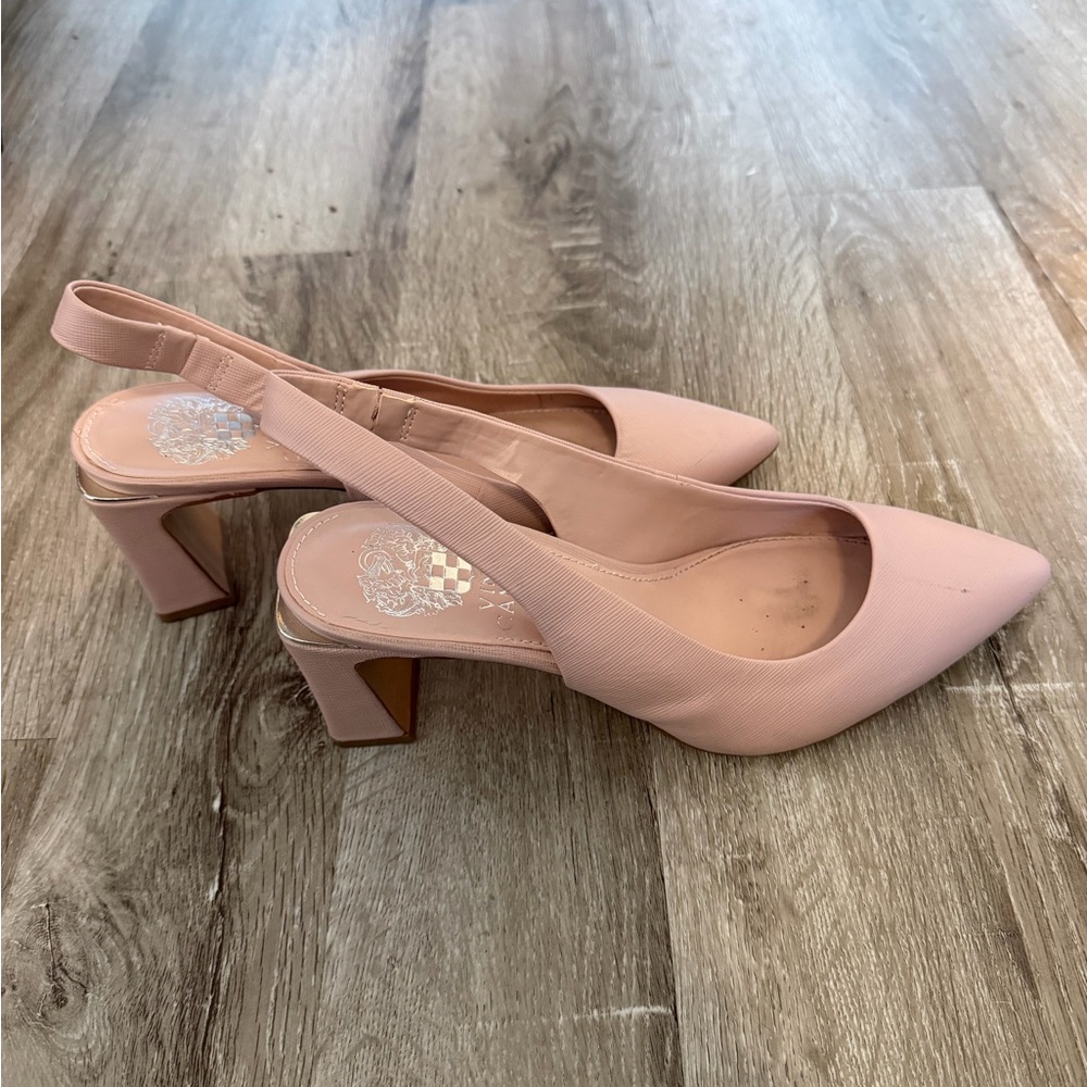 Vince Camuto Women's Blush Slingback Heels - Picture 2 of 3
